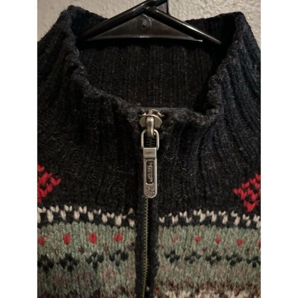 Lauren Ralph Lauren Hand Knit Sweater Womens Size Large Lambs Wool Fair Isle - Picture 3 of 8
